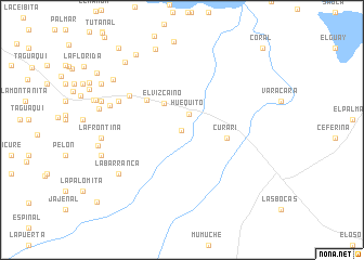 map of Ciénaga El Toro